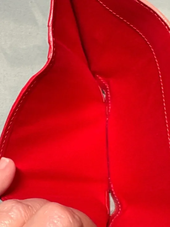 Christian Louboutin Macaron Spiked Trifold Wallet Nude Pink Gold Studs - Picture 8 of 9